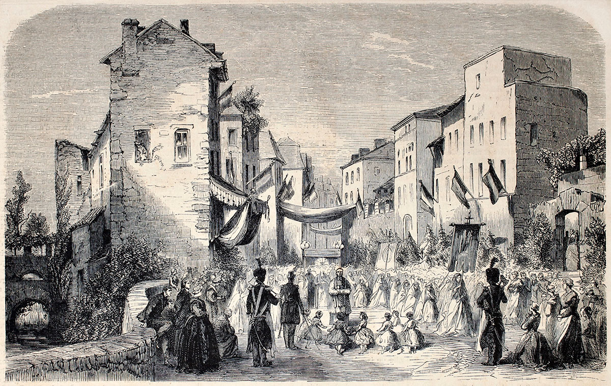 Tradycja – procesja Bożego Ciała w przestrzeni miasta